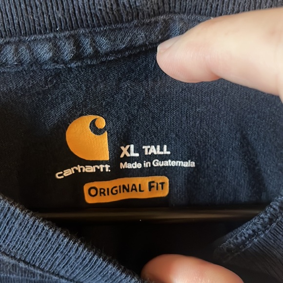 Navy Blue Carhart Tshirt navy - Picture 2 of 2